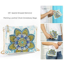 DIY Special Shaped Diamond Painting Leather Crossbody Bag Chain Makeup Bags