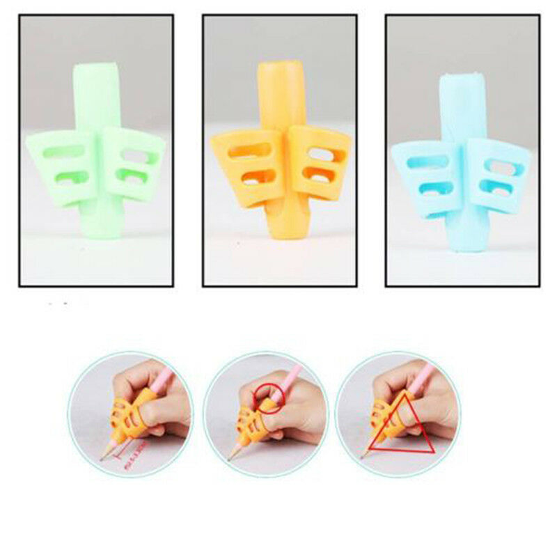 8pcs/Set Children Pencil Holder Pen Writing Aid Grip Posture Correction Tool Hot