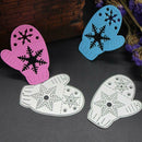 2pcs Gloves Snow Cutting Die Stencil Scrapbooking Craft Album Paper Card