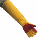 2X(60Cm Lengthening Working Gloves Wear Resistant Electric Welding Solderin