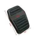 2pcs Replacement Parts Clutch Brake Pedal Pad Black Accessory for Ford Transit