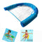 Beach Swimming Pool Water Bed Seat Floating Noodle Sling Net Chair (Blue)
