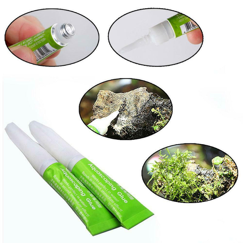 1PC Aquarium Moss Glue Water Plants Glue Fish Tank Coral Reef Ornaments Glu K1L0