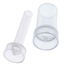 2Piece Spire Cylinder Shaped Plastic Clear
