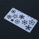 Theme Hollow Ruler Fashionable A6 Page Template DIY Photo Album Draw Tool