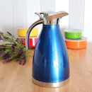 Double Wall Stainless Steel Vacuum Insulation bottle Thermal Coffee Blue