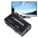 1pc 1 to 2 250MHz HD VGA UHD Signal Splitter Video Duplicator Amplifier