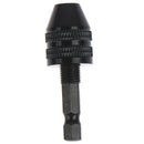 0.3-3.6mm Keyless Drill Chuck Screwdriver Impact Driver Adaptor 1/4" Sh en FT