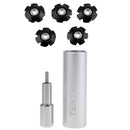 5Pcs Headset Flanged Star Nut Star Washer & Fork Headset Star Nut Setting Tool