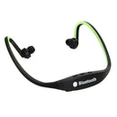 Sports Wireless Stereo Headphone Headset Earphones Earbuds (Green)