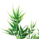 Green Bamboo Leaves Shaped Decorative Artificial Grass for Aquarium Fish Ta S6U2