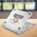 Home Laptop Stand Adjustable Height Travel Universal For Desk Foldable Portable