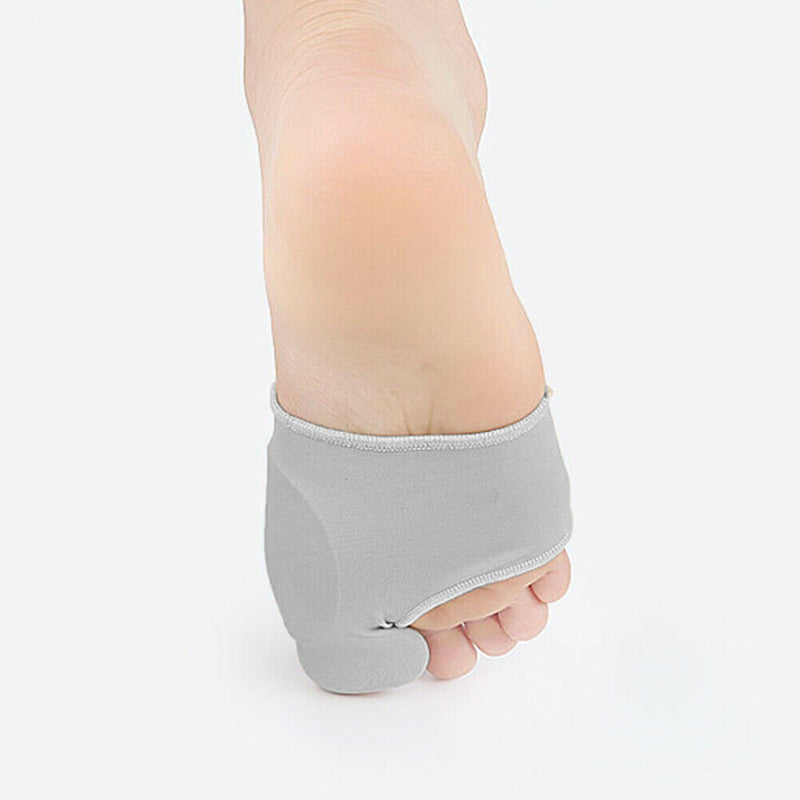 2pcs Bunion Protector Toe Straightener Hallux Valgus Corrector (L)(Grey)