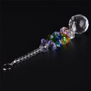 Hanging Glass Crystal Ball Prism Pendant Ornament Rainbow Wedding Gift B Cy