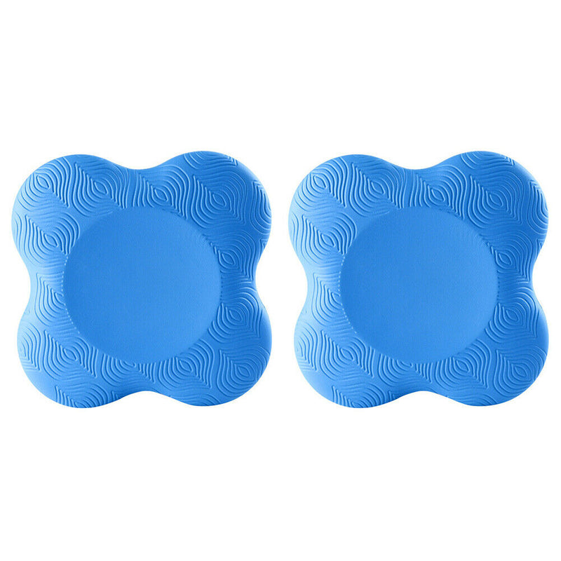 2pcs Yoga Knee Pad Wrist Elbows Balance Support Sprot Cushion (Dark Blue)