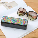 DIY Diamond Painting Leather Sunglasses Box Portable Glasses Storage Case