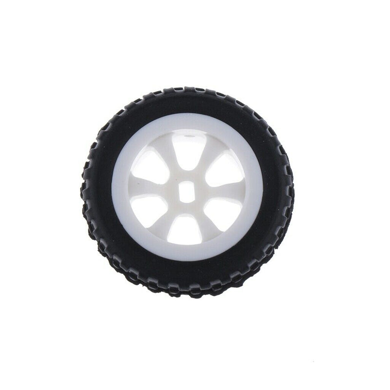 4 Sets 1:28 RC Rock Crawler Rubber Tires & Plastic Wheel Rim for Wltoys K989