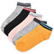 Women Color two poles Comfo rtable Cotton Sock Slippers Short Ankle So- OZ