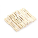 80Pcs Bamboo Disposable Wooden Fruit Fork Dessert Forks Tableware Party DecoTT
