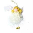 4Pcs Christmas Plush Ornaments Xmas Hanging Decor Stocking Ball Bell Decor