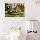 Painting By Numbers Kit DIY Automobile Hand Painted Canvas Oil Art Picture A