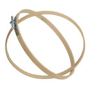 5Pcs 13-26Cm Frame Hoop Circle Embroidery Round Machine Bamboo For Cross St X3I1