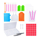 Diamond Painting Tools DIY Diamond Stitch Pen Kit with Tweezers, Glue, Plastic