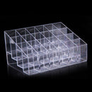 Acrylic 24 Slots Cosmetic Organizer Makeup Case Holder Display Stand Storage