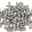 M3 x 8mm Phillips Flat Head Countersunk Bolts Machine Screws 100pcs C1I1