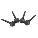 Finest 4Pcs/Pack Ebony 3/4 4/4 Cello Machine Heads Cello Replacement Tuning Pegs