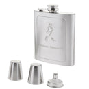 Hip Flask Stainless Steel Pocket Flask for Whiskey, Alcohol, Vodka, 7oz C