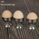 Stainless Steel Soft Stand Boiled Egg Cups Holder Tabletop Tool Kitchen Cup H7W6