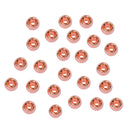25 Pieces Anodized Fly Tying Bead Tungsten Bead Fly Tying Material Copper