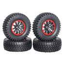 4Pcs 120Mm 1.9 Inch Rubber Rocks Tyres / Wheel Tires for 1:10 Rc Rock Crawl
