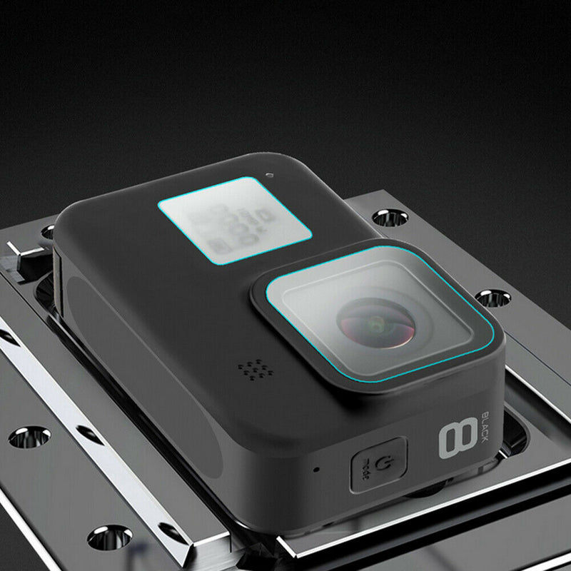 1 Set Tempered Glass Screen Lens Cover Film for Gopro Hero 8 Camera Accessories