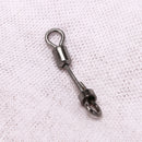 10x Steel Quick Lock Swivels Interlock Snap Fishing Lure Tackles Carp Fishin&M