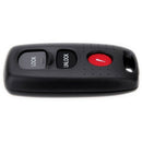 Black Replacement 3 Button Keyless Entry Remote Control Key Shell Fob Click J5D7