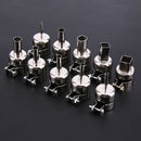 10Pcs Heat Gun Nozzles Solder Kit Set for 850 Hot Air Soldering Station