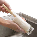 Wooden Long Handle Cup Brush Milk Bottle Teapot Cleaner Scrubber Cleaning Tool U