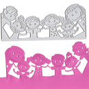 Lovely Children Metal Cutting Dies Stencils for DIY Scrapbooking Album Cards JR