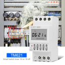 TM621 LCD Display Time Digital Timer Switch DIN Rail Weekly Programmable Power