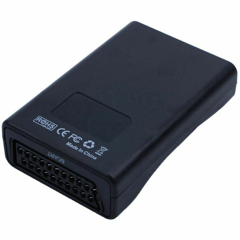 HDMI To SCART Adapter 1080p Video Audio Converter Scaler Smartphone STB DVD G4C2