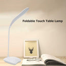14LED Foldable Touch Table Lamp Rechargeable Dimmable Bedside Desk Light