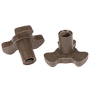 2Pcs 17mm Microwave Oven Turntable Roller Guide Support Coupler Tray Shaft BX