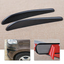 2pcs 12.7" Carbon Fiber Car Bumper Strip Corner Spoiler Fins Protector Guard Bar