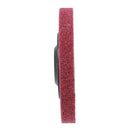 100mmx16mmx12mm Nylon Polishing Wheel Red for Angle Grinder Red Black