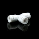 2pcs 1/4" 3-way Union Tee Tube Quick Connect Push Fit RO Water Reverse Osmo Gw