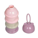 3 layer Style Portable Baby Food Storage Box Cereal Cartoon Baby Milk Powde N7N1