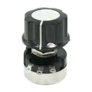 RV24YN20S 10K ohm Single Turn Carbon Film Rotary Taper Potentiometer w Knob R2E9