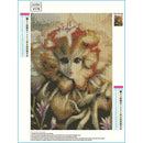 5D DIY Full Drill Diamond Painting Human Face Flower Cross Stitch Embroider